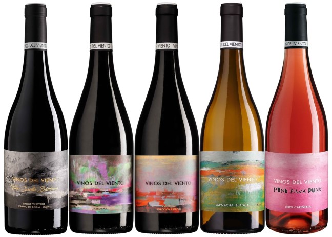 Botellas de Vinos del Viento